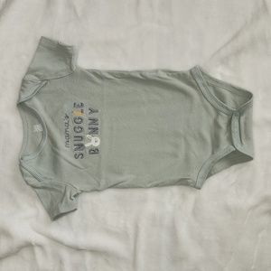 12 Mos EASTER Just One You Green Onesie